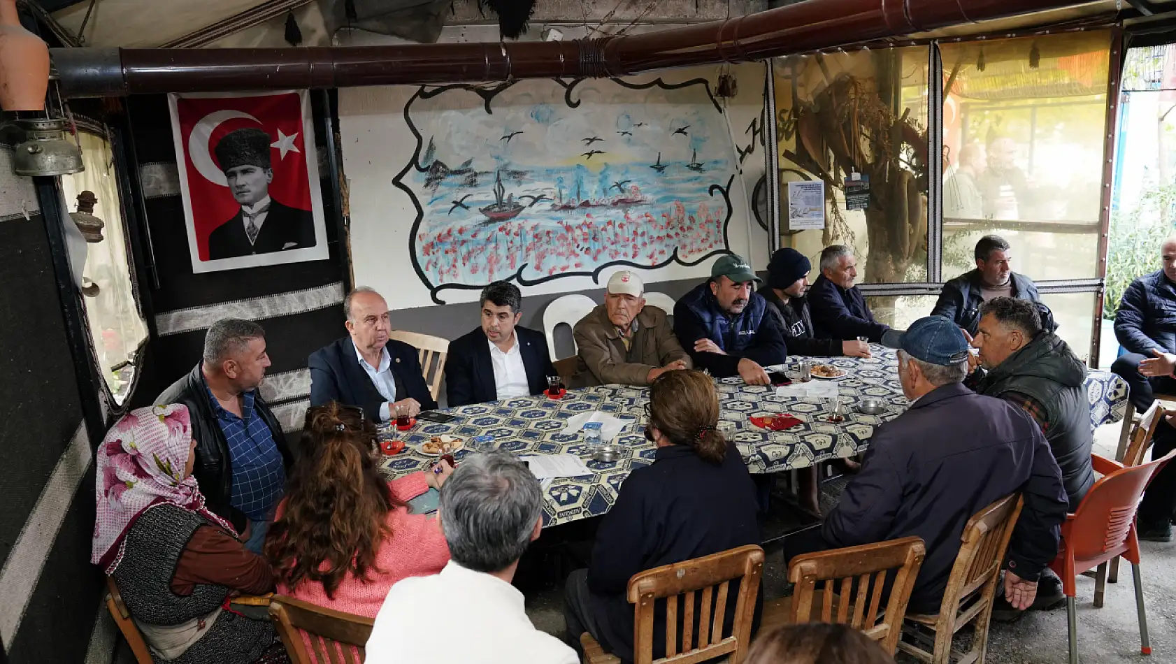 Çayırlı'da, yangın sonrası zeytin yetiştiriciliği eğitimi