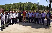 Başkan Okuroğlu belediye personeliyle bayramlaştı