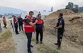 Başkan Tugay Ödemiş'te yangın bölgesinde