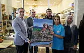 Özel öğrencilerin özel sergisi, törenle açıldı