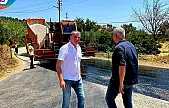 Yangın bölgesinde yol seferberliği başladı