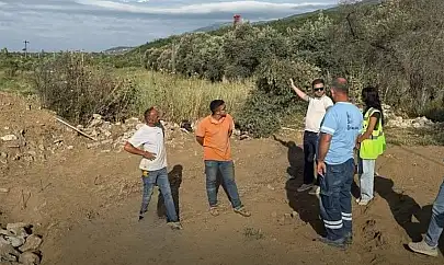 Belevi Yolu çalışmaları tüm hızıyla sürüyor