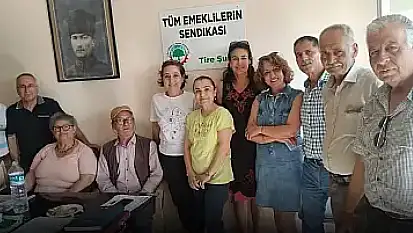 Eğitim-Sen Tire Şubesi Tüm Emekliler Sendikası'nı ziyaret ederek dayanışmayı güçlendirdi