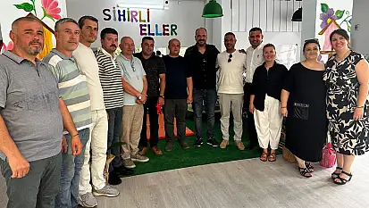 Eğitimcilerden girişimcilik dersi: Ödemiş'te 'Sihirli Eller Atölyesi' açıldı