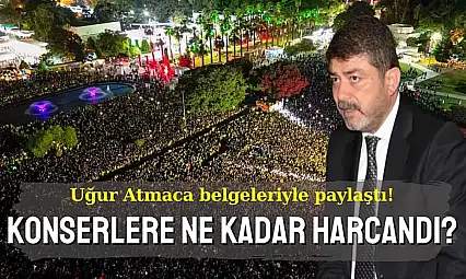 AK Partili Atmaca: İzmir'de konserlere 8 ayda 57 milyon TL harcandı!