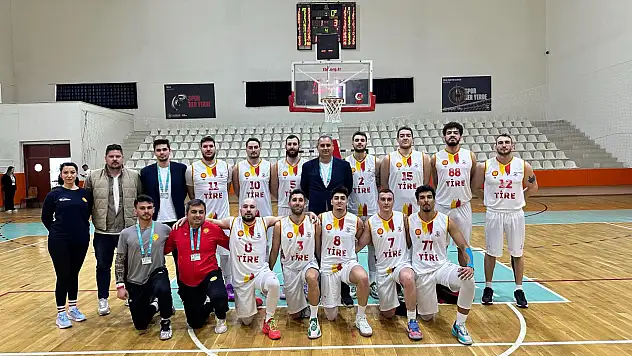 Tire Belediye Spor basketbolda rakip tanımıyor
