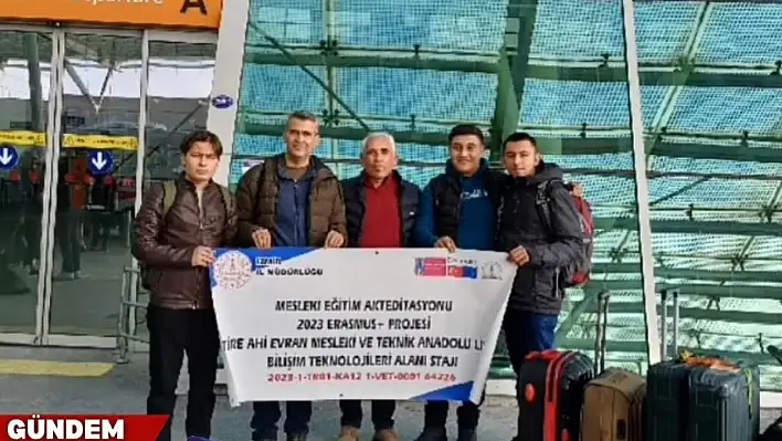 Ahı Evran öğretmen ve öğrencilerinden başarılı bir Erasmus projesi