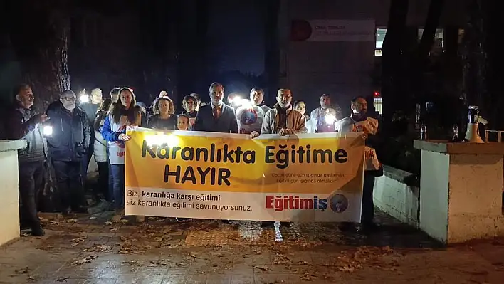 EĞİTİMİN İÇİNE ATILDIĞI MADDİ VE MANEVİ KARANLIKTAN KURTARMAK İÇİN ALANLARA ÇIKIYORUZ!