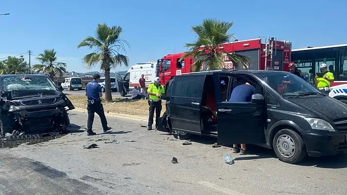 Panelvaların çarpışması sonucu 1 kişi hayatını kaybetti