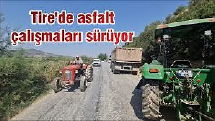 Tire Belediyesi Fen İşleri ekipleri aralıksız yol yenileme çalışmalarını sürdürüyor