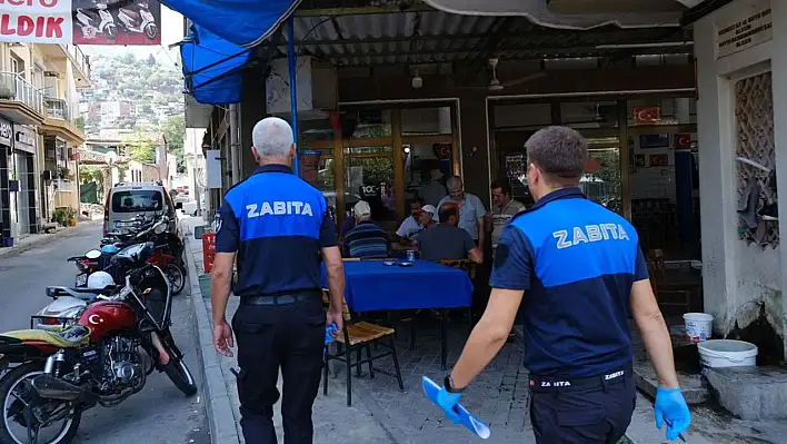 Tire Belediyesi'nden kafe ve çay ocaklarına denetim