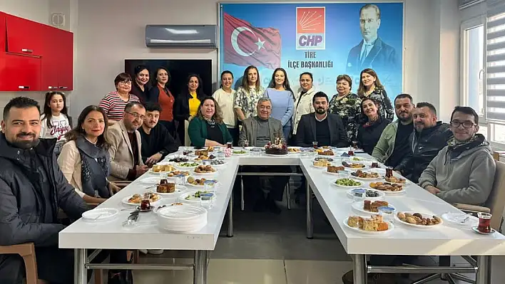 Tire CHP Kadın Kolları gazetecileri ağırladı