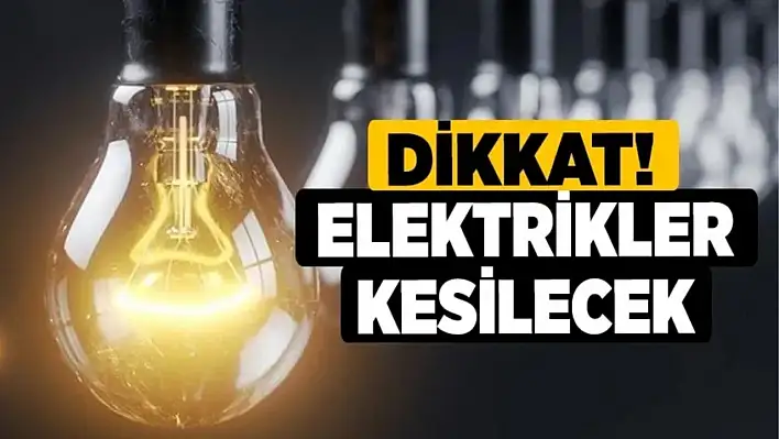 Tire'de yarın elektrik kesintisi!