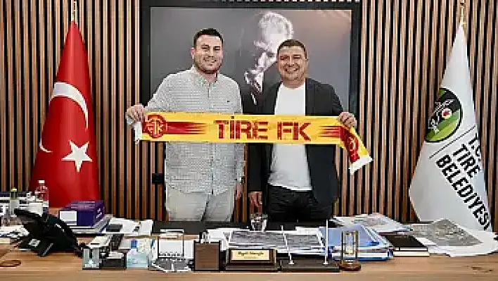 Tire FK Başkanı Özkan Karadaş'tan Başkan Okuroğlu'na nezaket ziyareti