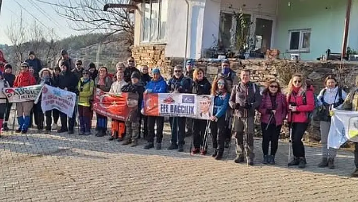 Tireli ve Ödemişli dağcılar Efeler yolunda buluştu