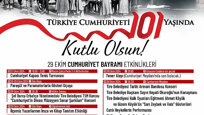 Türkiye Cumhuriyeti 101 yaşında!