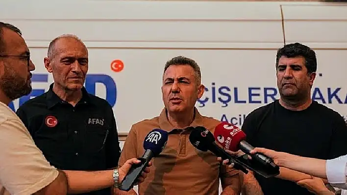 Vali Elban: İki büyük uçak çalışıyor