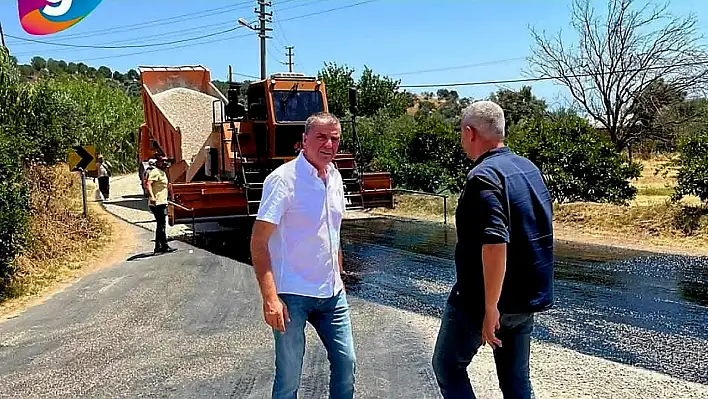 Yangın bölgesinde yol seferberliği başladı